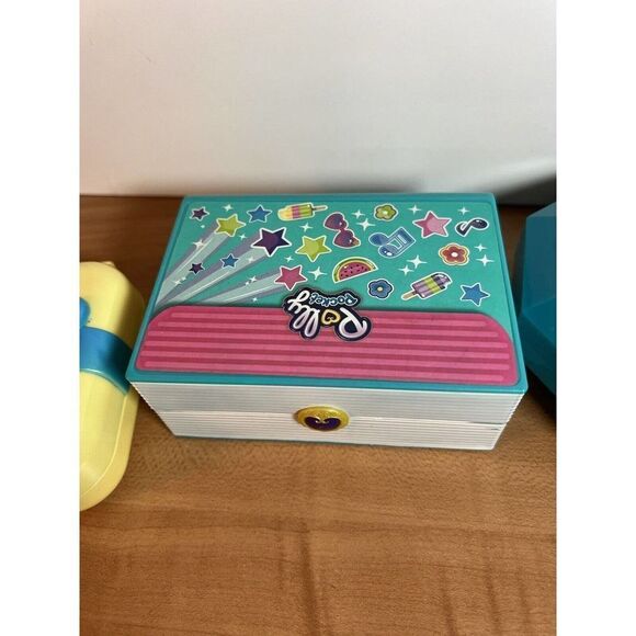 3 Polly Pocket Playsets Spa Gym Compact Stars - Picture 9 of 11